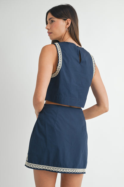 Abbie Navy Set
