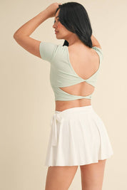 Twist Back Top