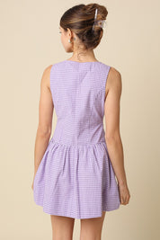 PREORDER***Sienna Gingham Mini Dress