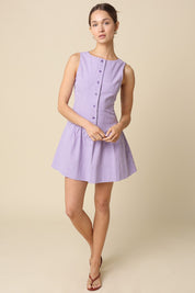 PREORDER***Sienna Gingham Mini Dress