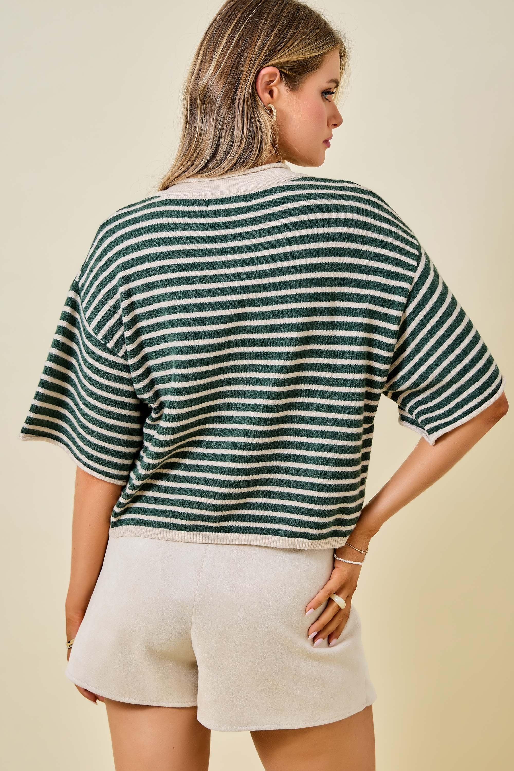 Henley Knit Top