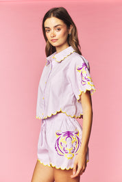 PREORDER***Game Day Tiger Embroidered Set
