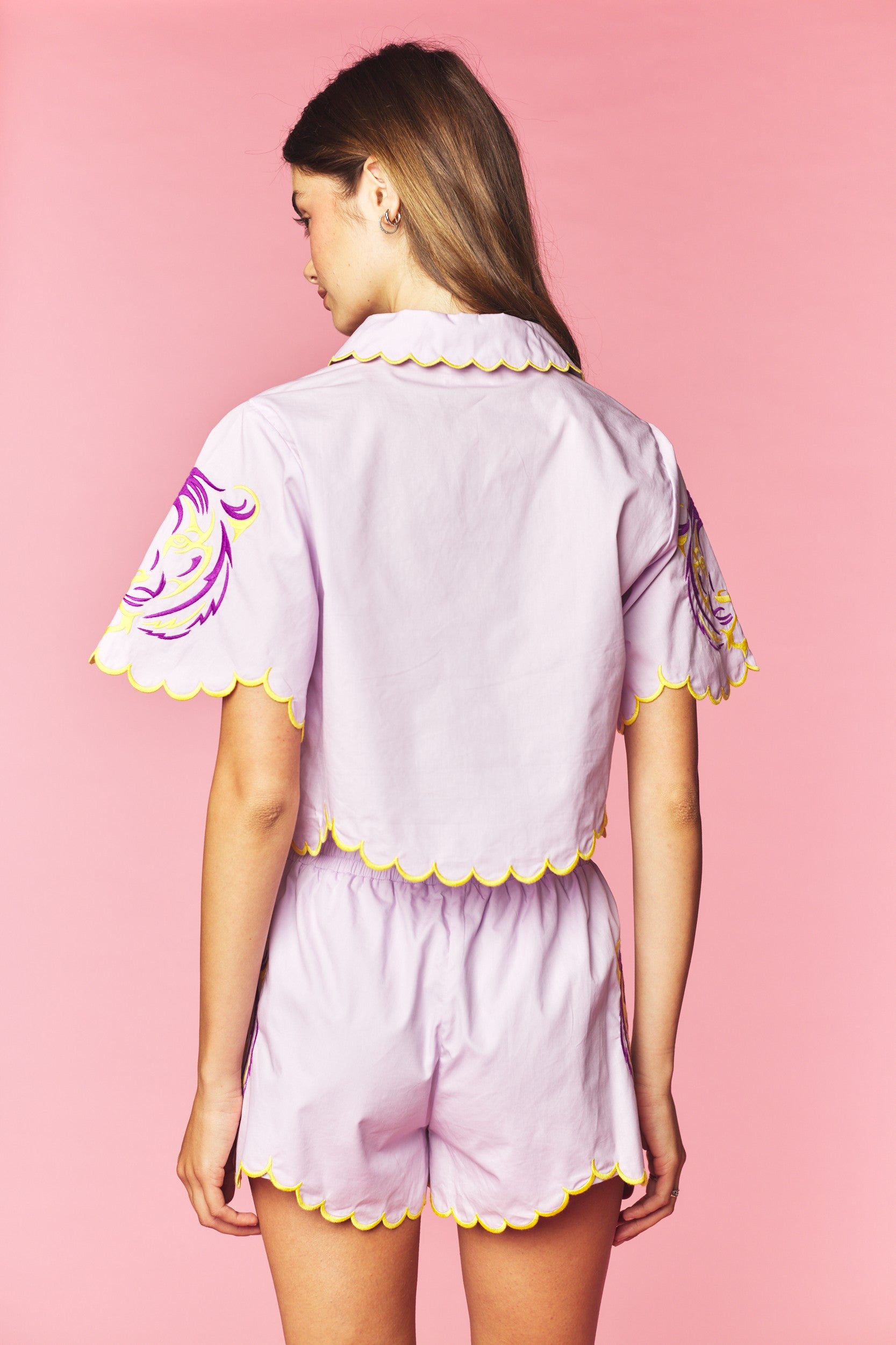 PREORDER***Game Day Tiger Embroidered Set
