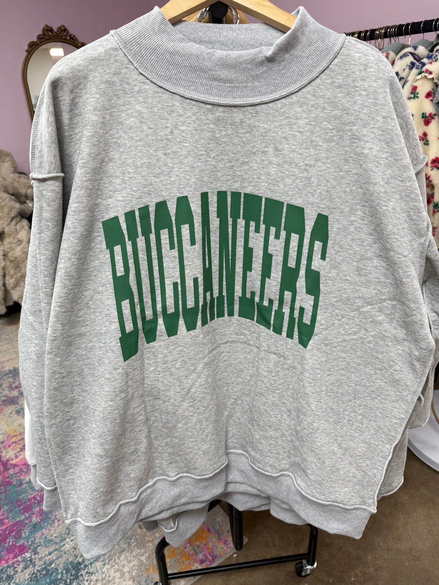 School Mock Neck Sweathshirts