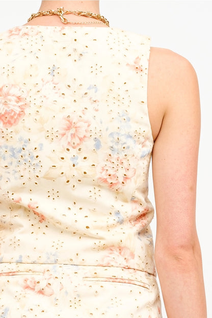 Scarlett Floral Vest