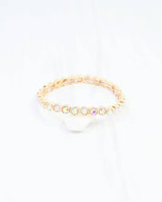 Castile Crystal Stretch Bracelet Opal