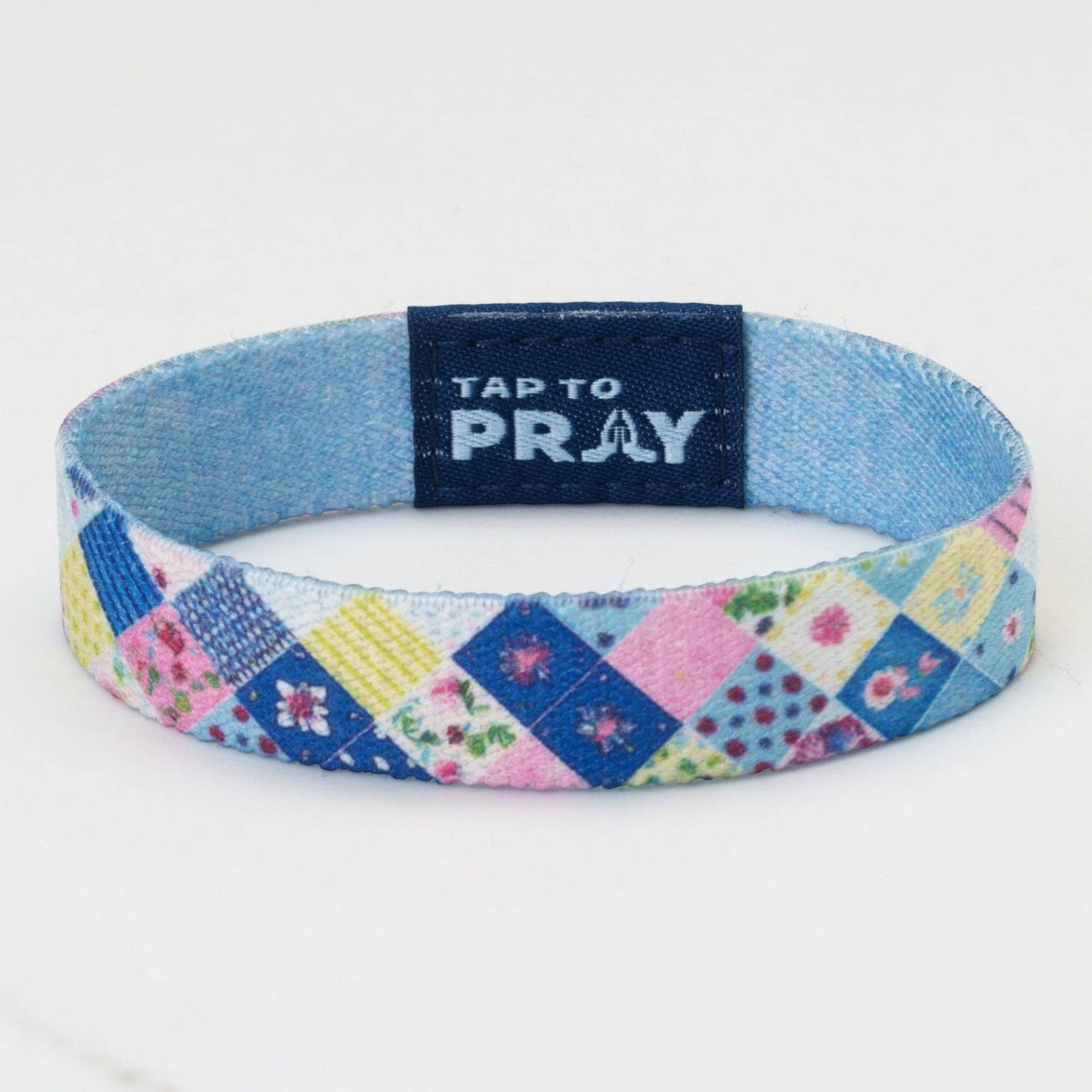 Tap To Pray® Wristband – Patchwork - Love Like Jesus