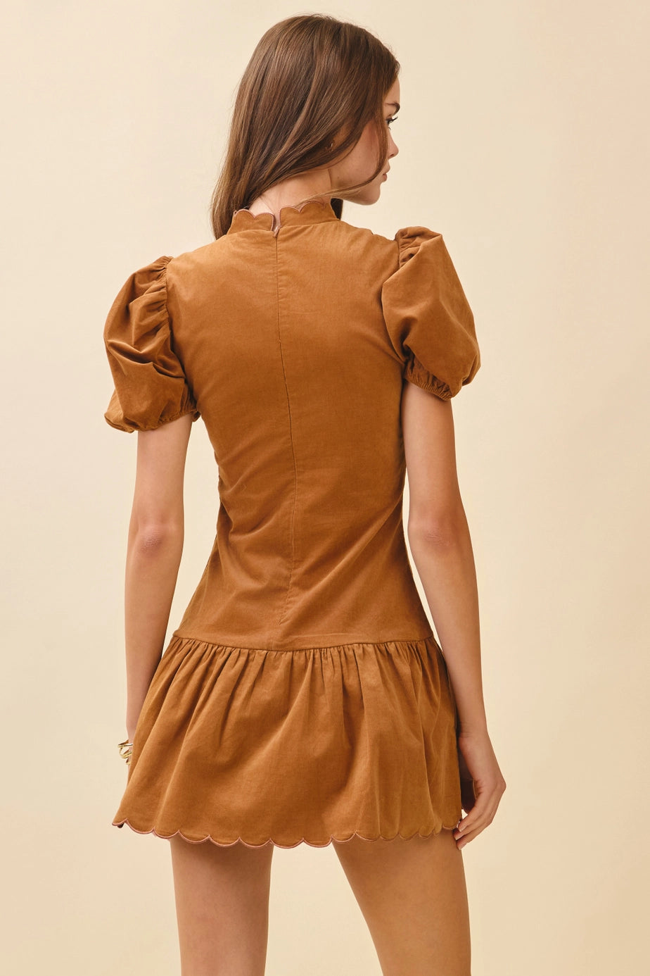 Bonnie Ruffle Hem Dress