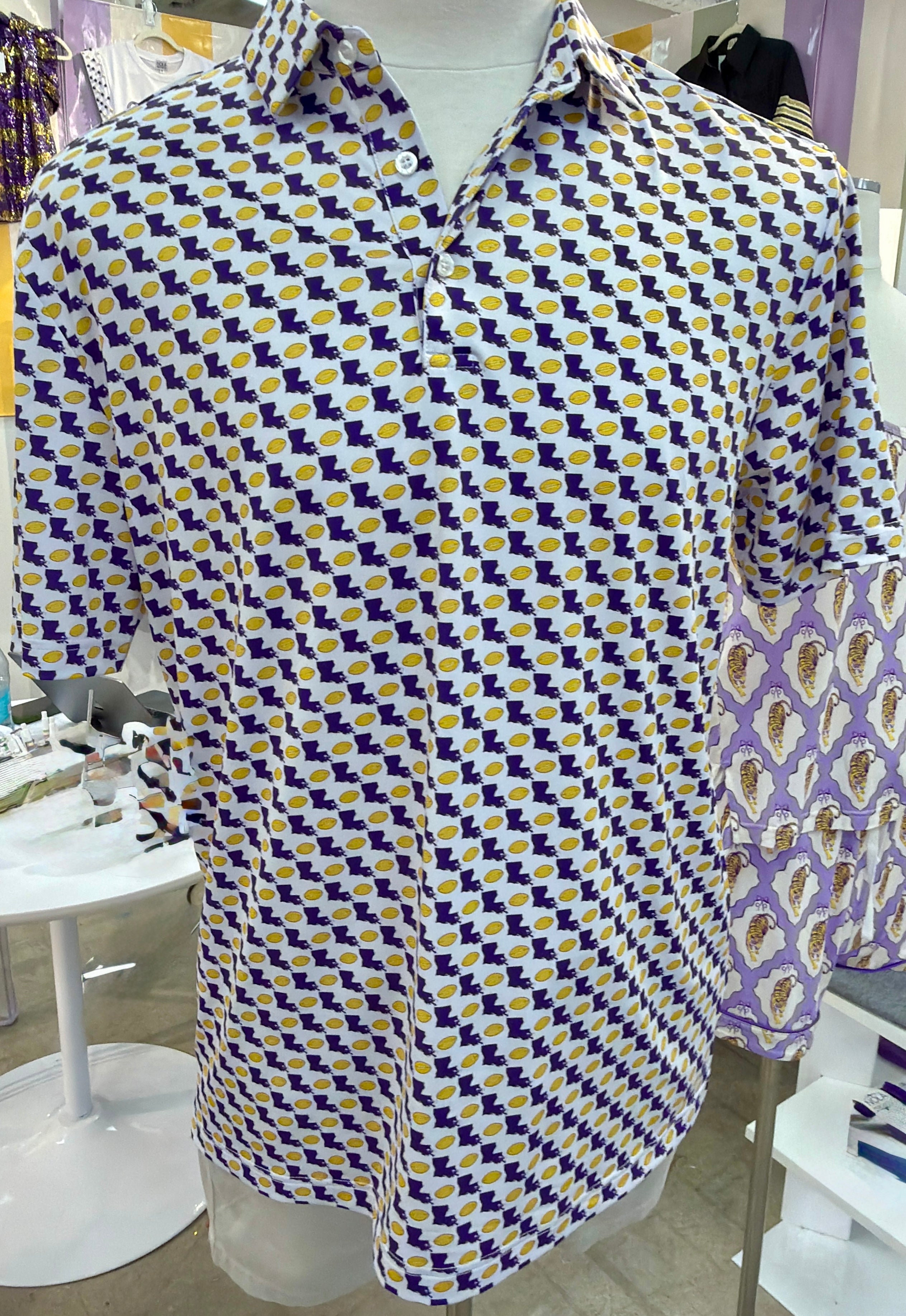 LSU LA polo