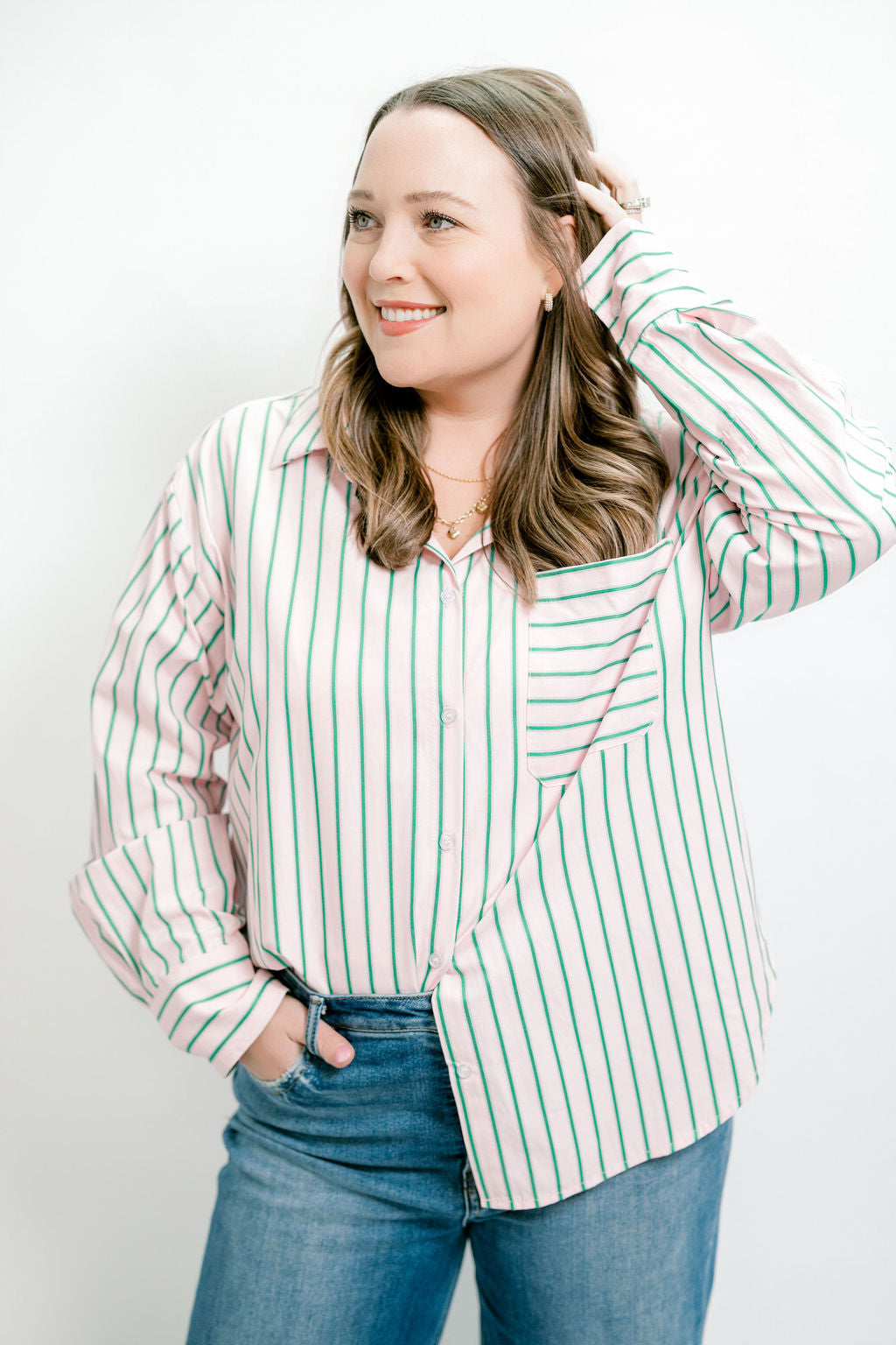 Kelly Relaxed Button Down