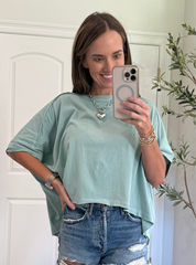 Sage Oversized Tee
