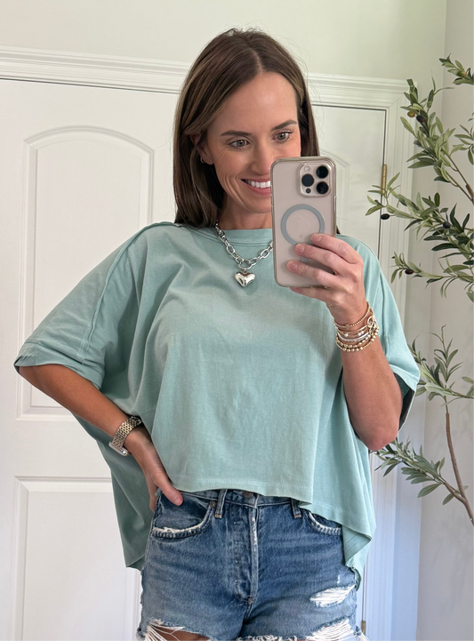 Sage Oversized Tee