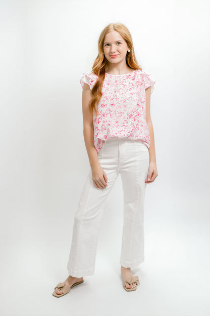 Floral Bow Top