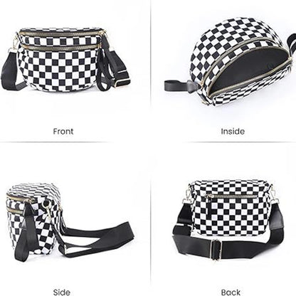 Checkered Crossbody