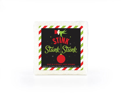 Christmas Themed Soap Sponge- Variety- Seaside Scent