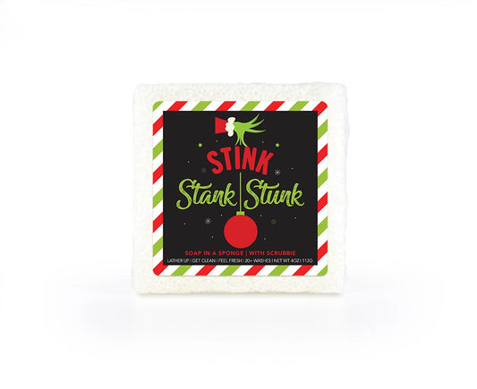 Christmas Themed Soap Sponge- Variety- Seaside Scent