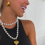 Wrap Round Pearl Necklace