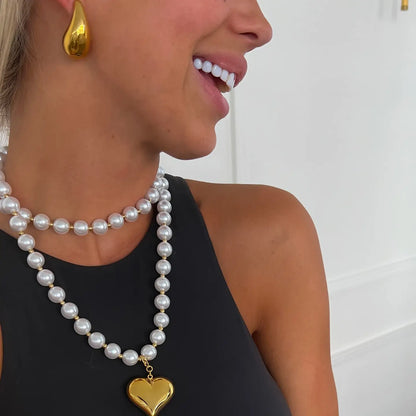 Wrap Round Pearl Necklace