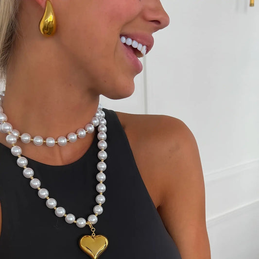 Wrap Round Pearl Necklace