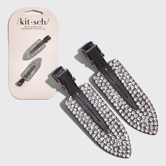 Metal Rhinestone Creaseless Clips