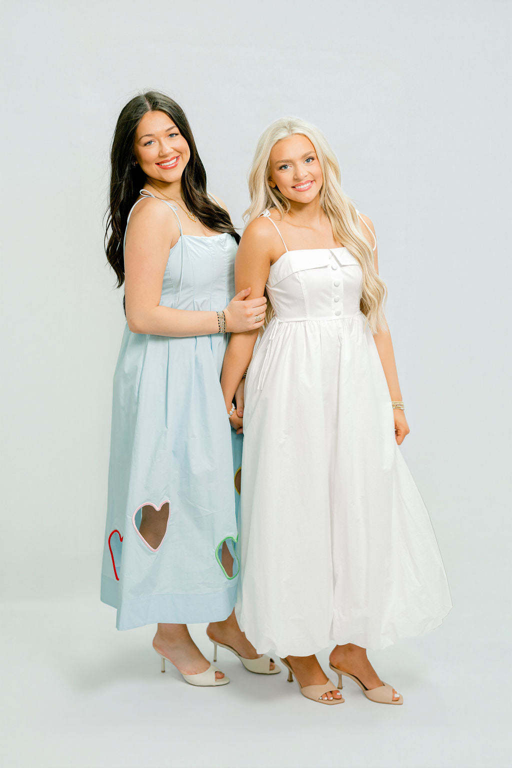 Bubble Hem Midi Dress