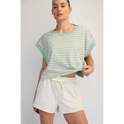 Terry Open Back Top