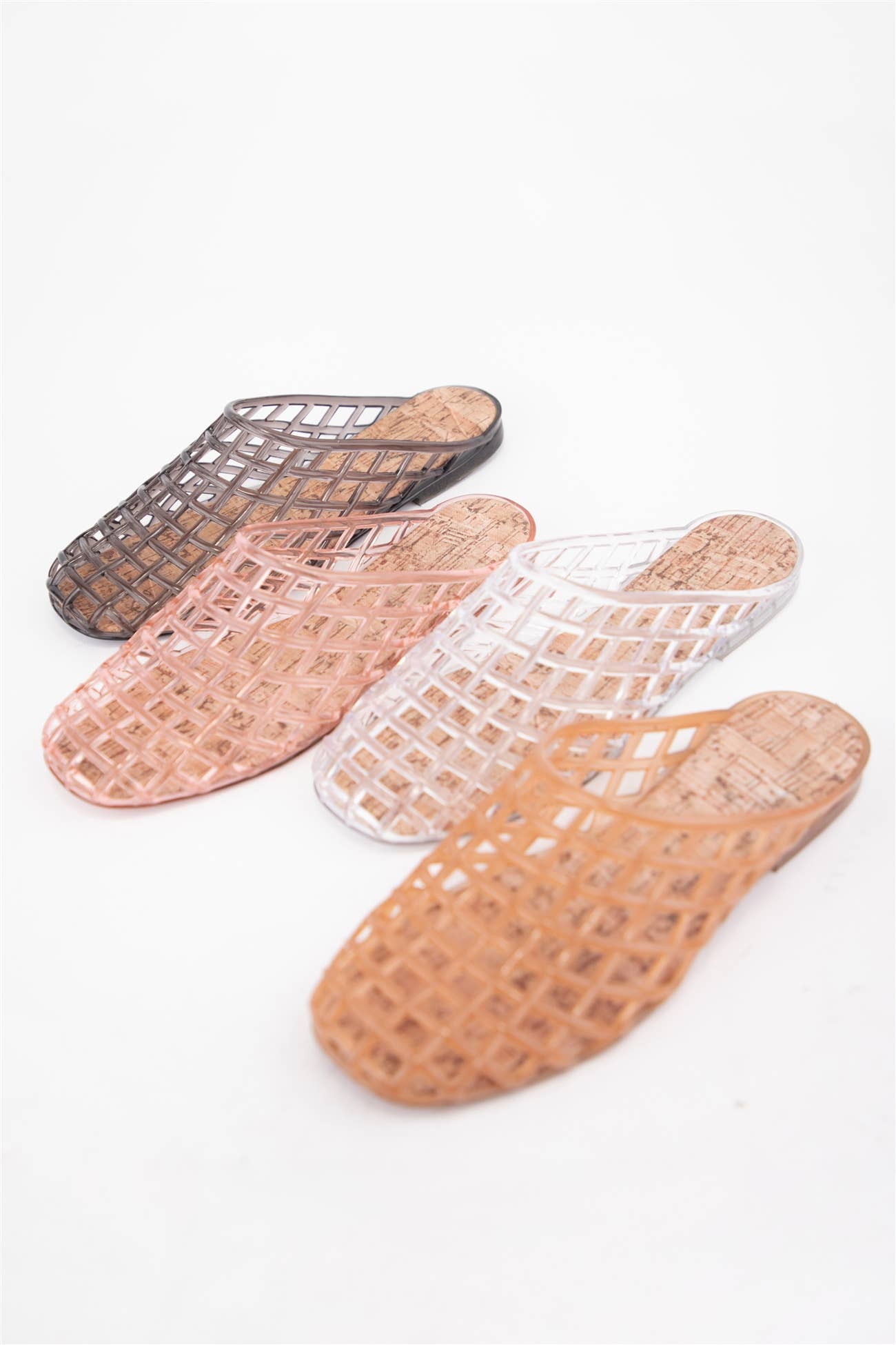 Jelly Basket Mule Slide