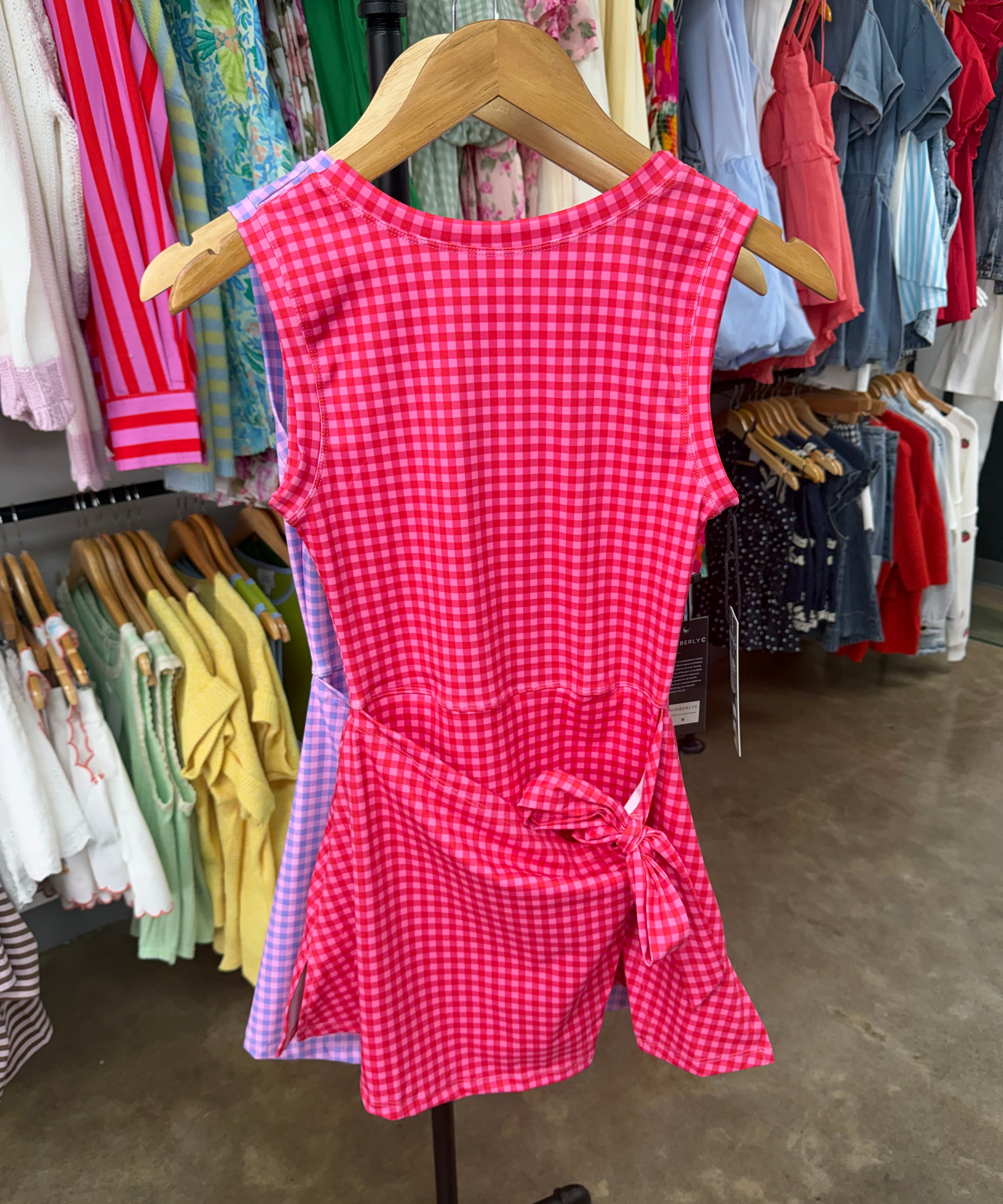 Shelby Gingham Wrap Dress