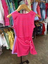 Shelby Gingham Wrap Dress