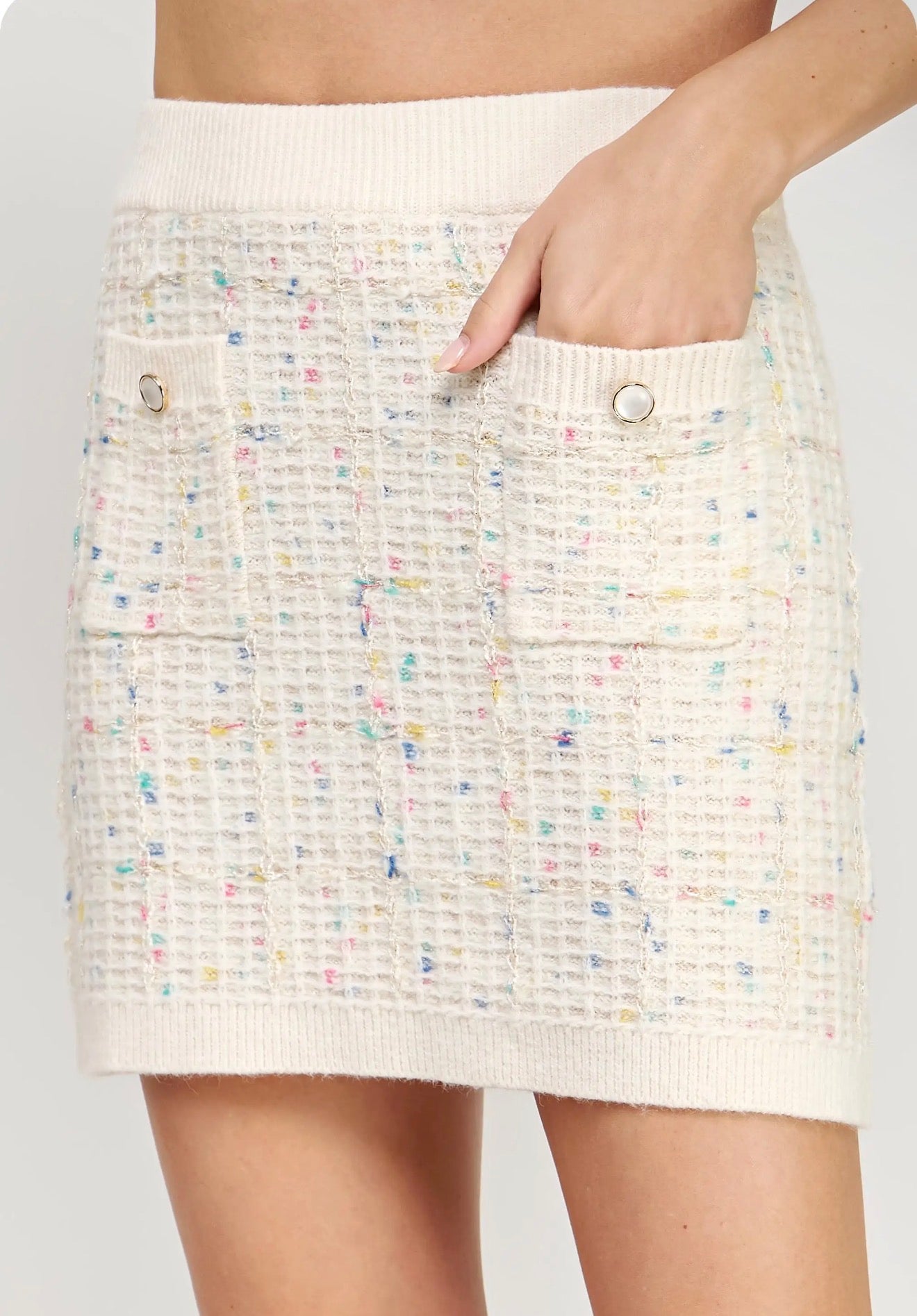Ivory Tweed Set