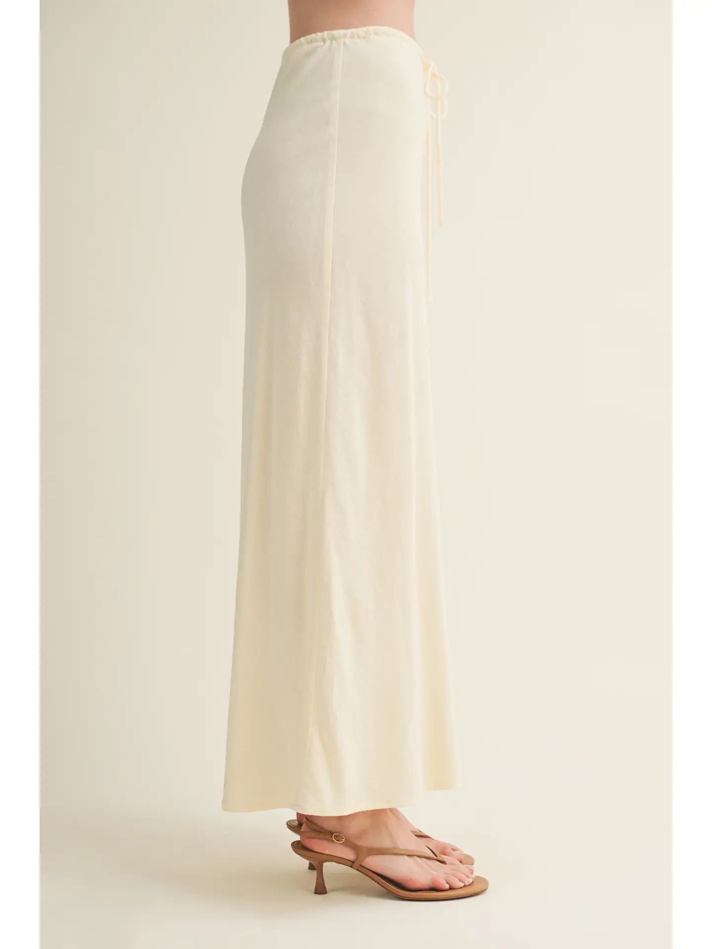 Millie Drawstring Skirt- Butter