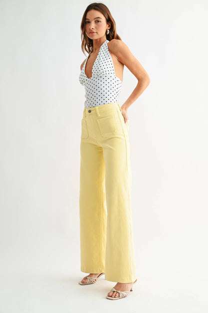 Josie Mini Patch Pocket Jeans