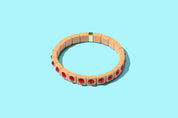 Enamel Stretch Bracelet - Small Gems - Maeve - Asst Colors