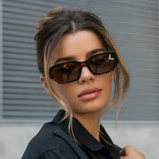 LONDON BOLD RECTANGULAR POLARIZED SUNGLASSES