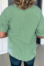 Striped Collared Blouse