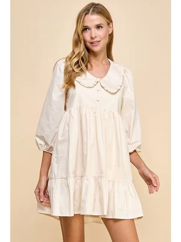 Kensie Peter Pan Collar Dress