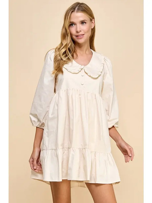 Kensie Peter Pan Collar Dress