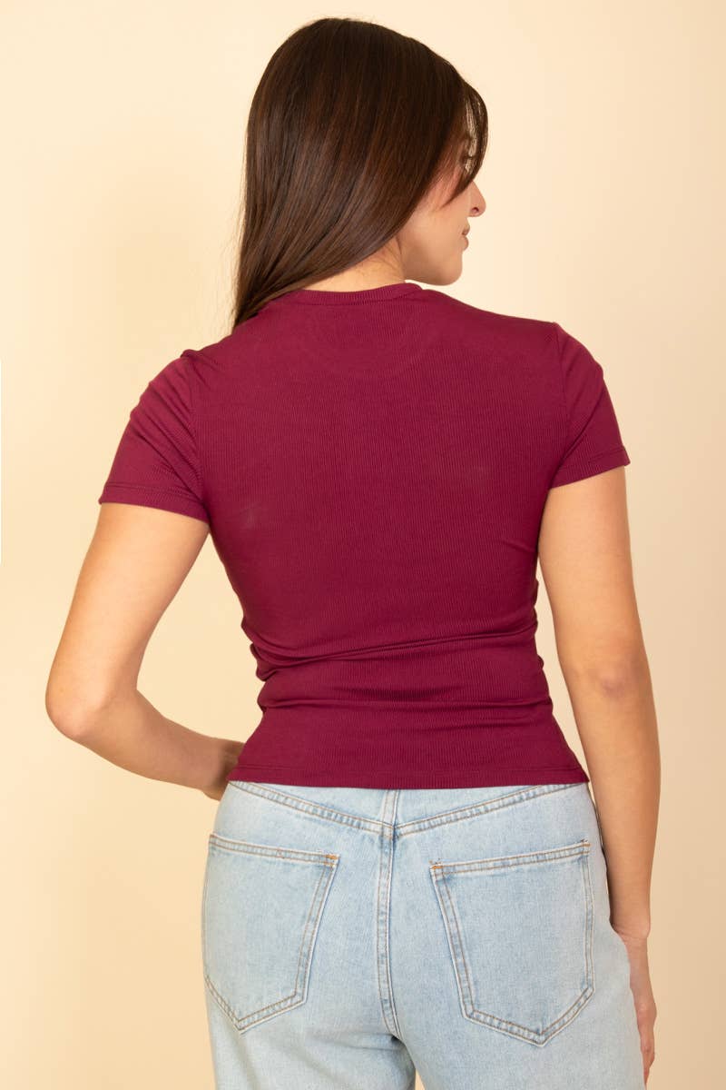 Kelsey Ribbed Top