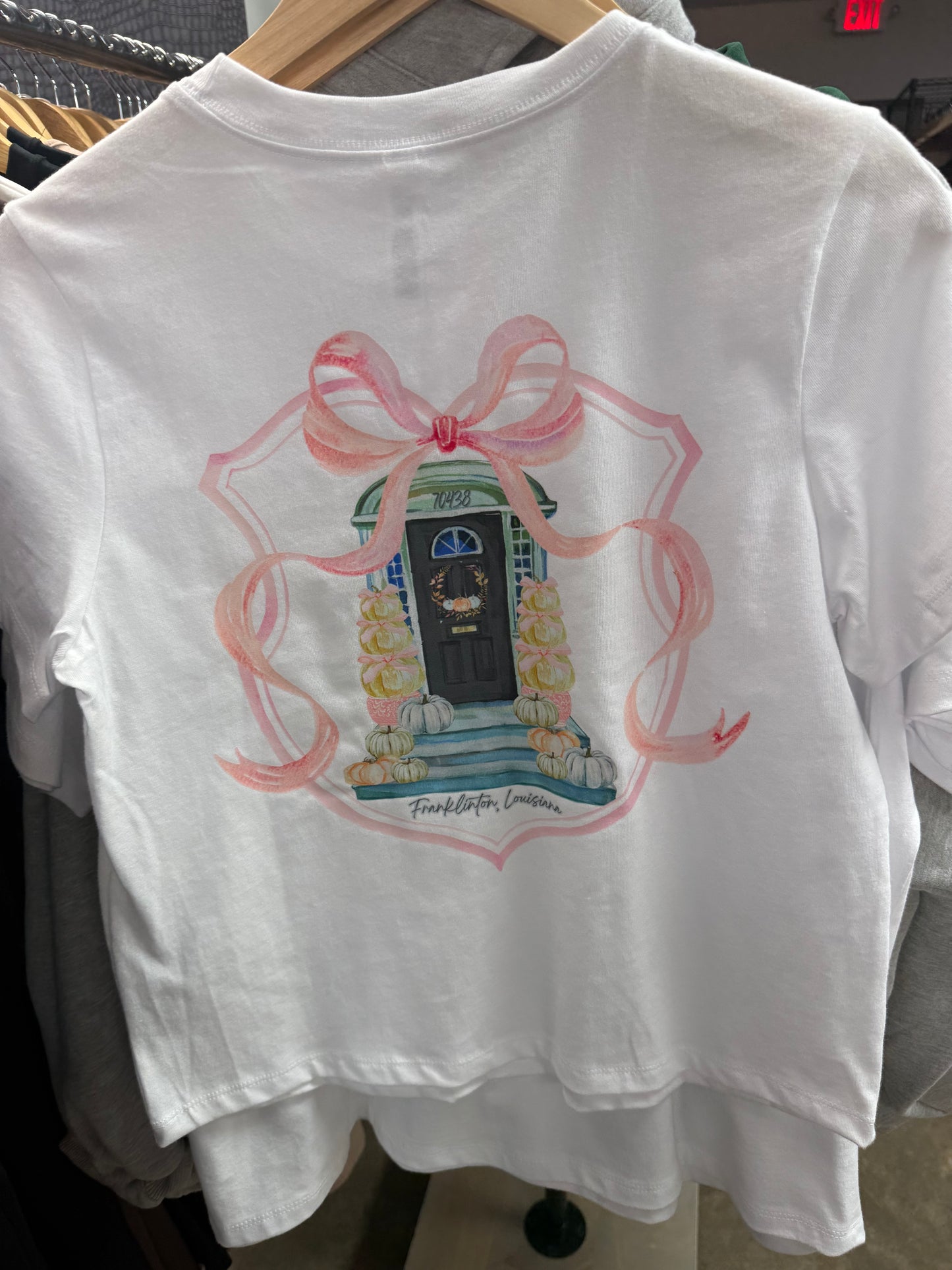 White Franklinton Fall Door