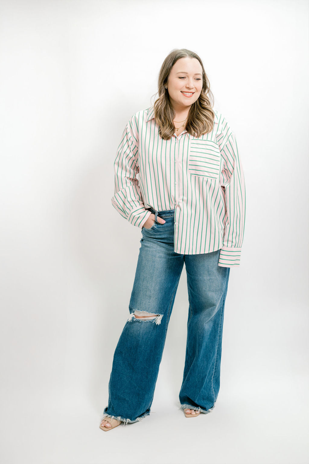Kelly Relaxed Button Down