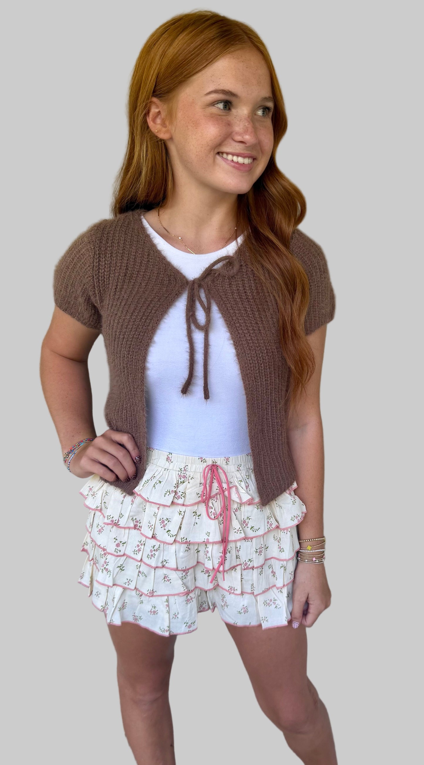Dorothy Open Front Knit Top