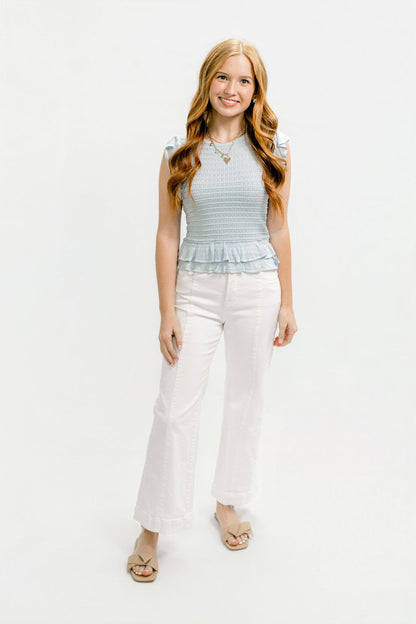 Ginny Cropped Wide Pants