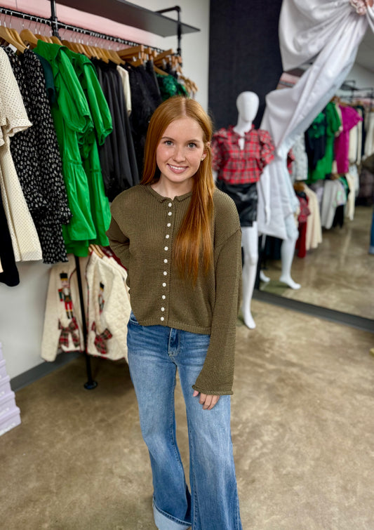 Denni Button Down Cardigan