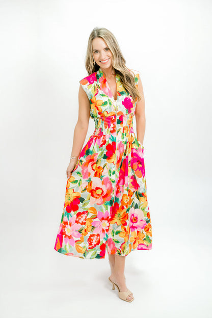 Collie Front Zip Dress
