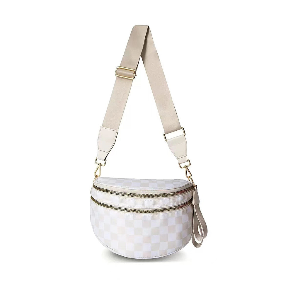 Checkered Crossbody