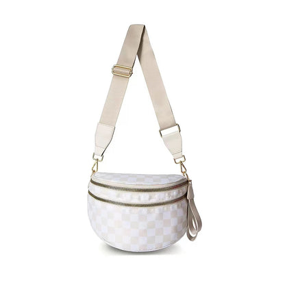 Checkered Crossbody