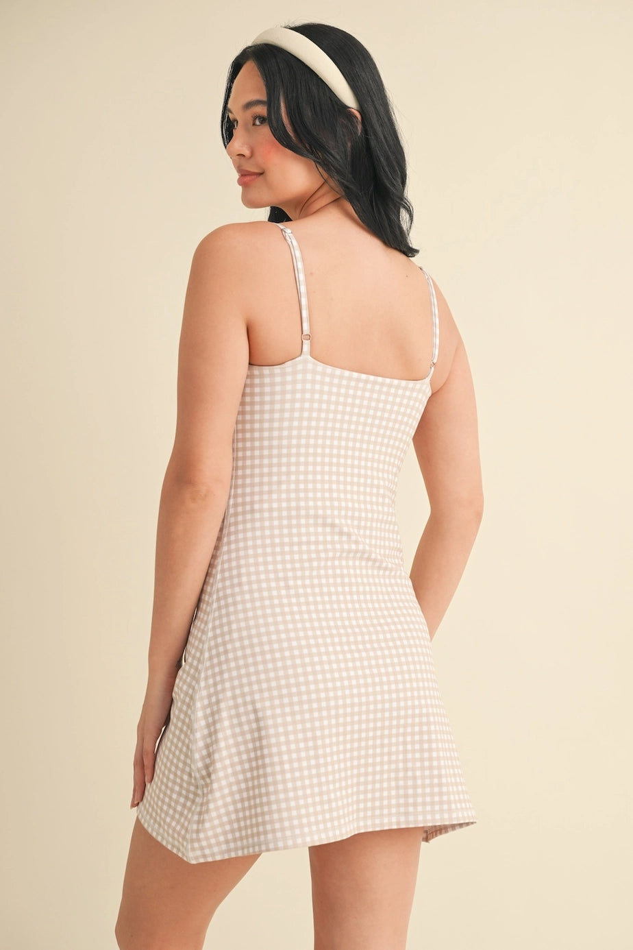 Riley Gingham Active Dress