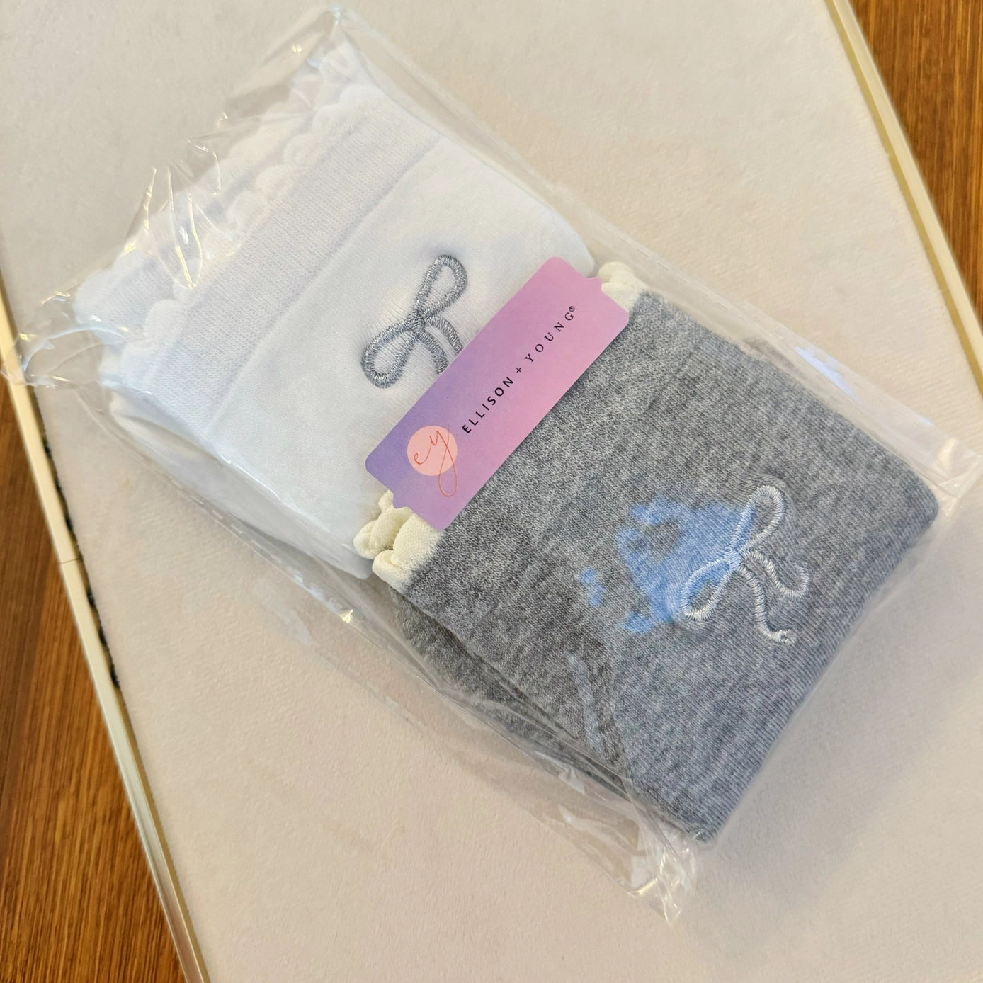 Bow Socks Set of 2