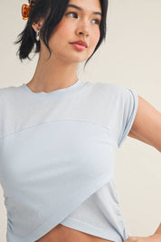 Slub Crossover Top