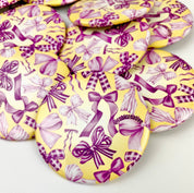 Bowland - Purple and Yellow - Game Day Button
